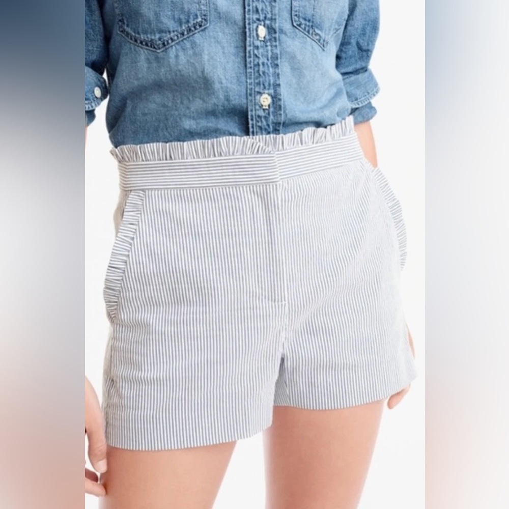 J.Crew Striped Blue Shorts